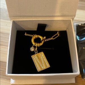 Mint & Lily "M” Necklace.. NWT